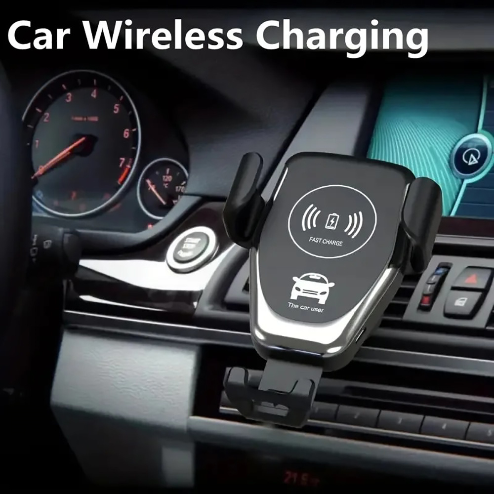Wireless Car Charger Mount Fast Charging - Ładowarka bezprzewodowa 2 w 1 30W