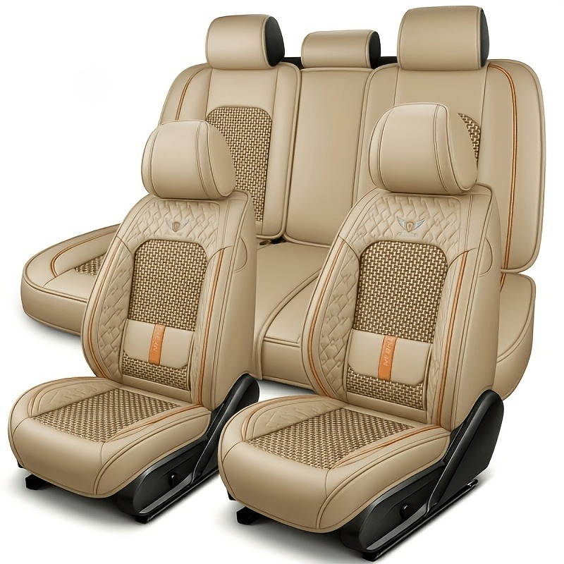 Leather Car Seat Covers Full Set Universal - Dla jetour t2 dacia jogger ex30