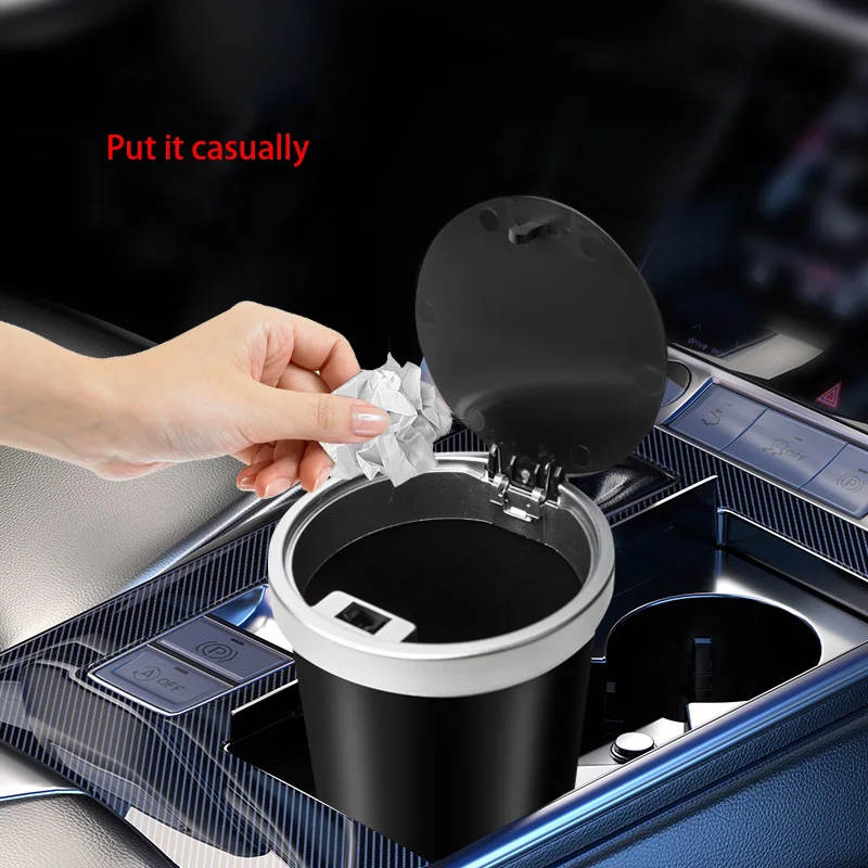 do przechowywania uchwytów na  – Waterproof Car Trash Can With Lid recenzja i cena