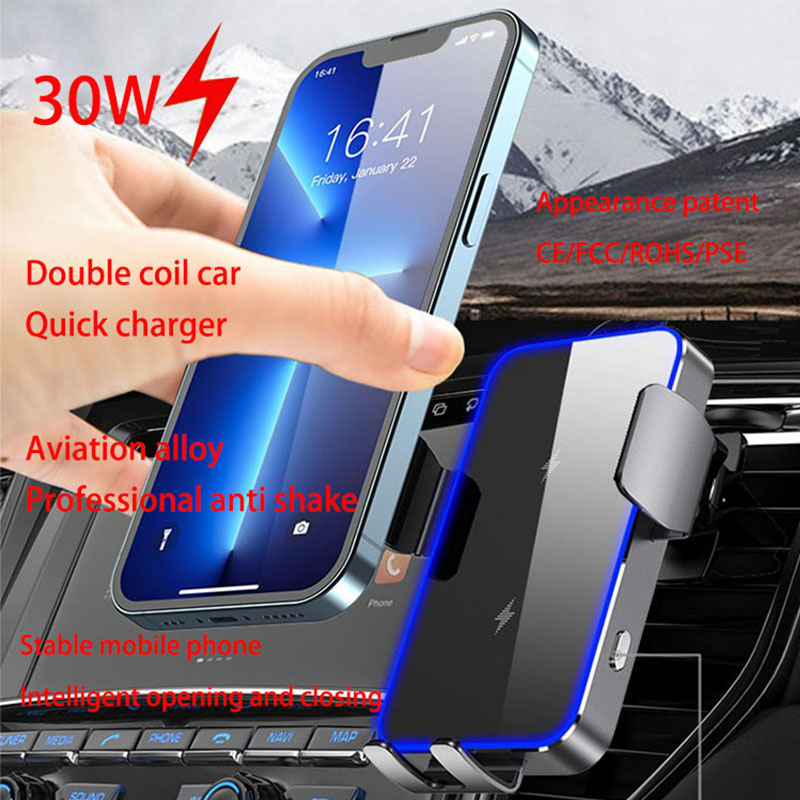 Uchwyt samochodowy na telefon  – Wireless Car Charger Mount Fast Charging recenzja i cena