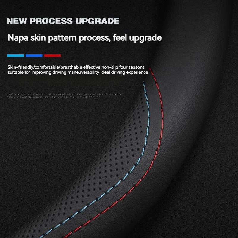 Skórzany pokrowiec na kierowni – Car Steering Wheel Cover Anti Slip Breathable recenzja i cena