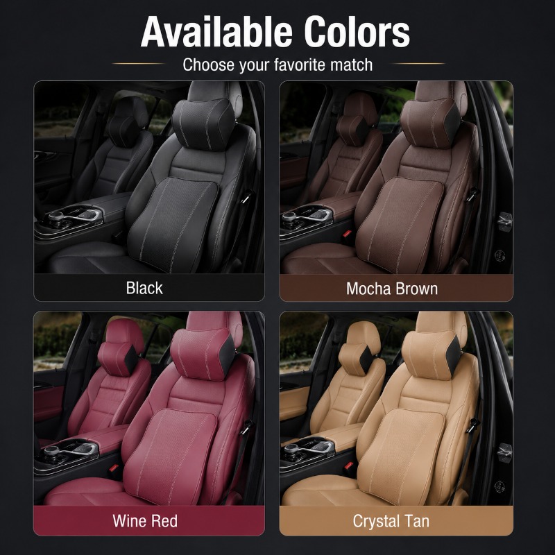 Poduszka pod szyję z pianki me – Memory Foam Car Neck Pillow Lumbar Support recenzja i cena