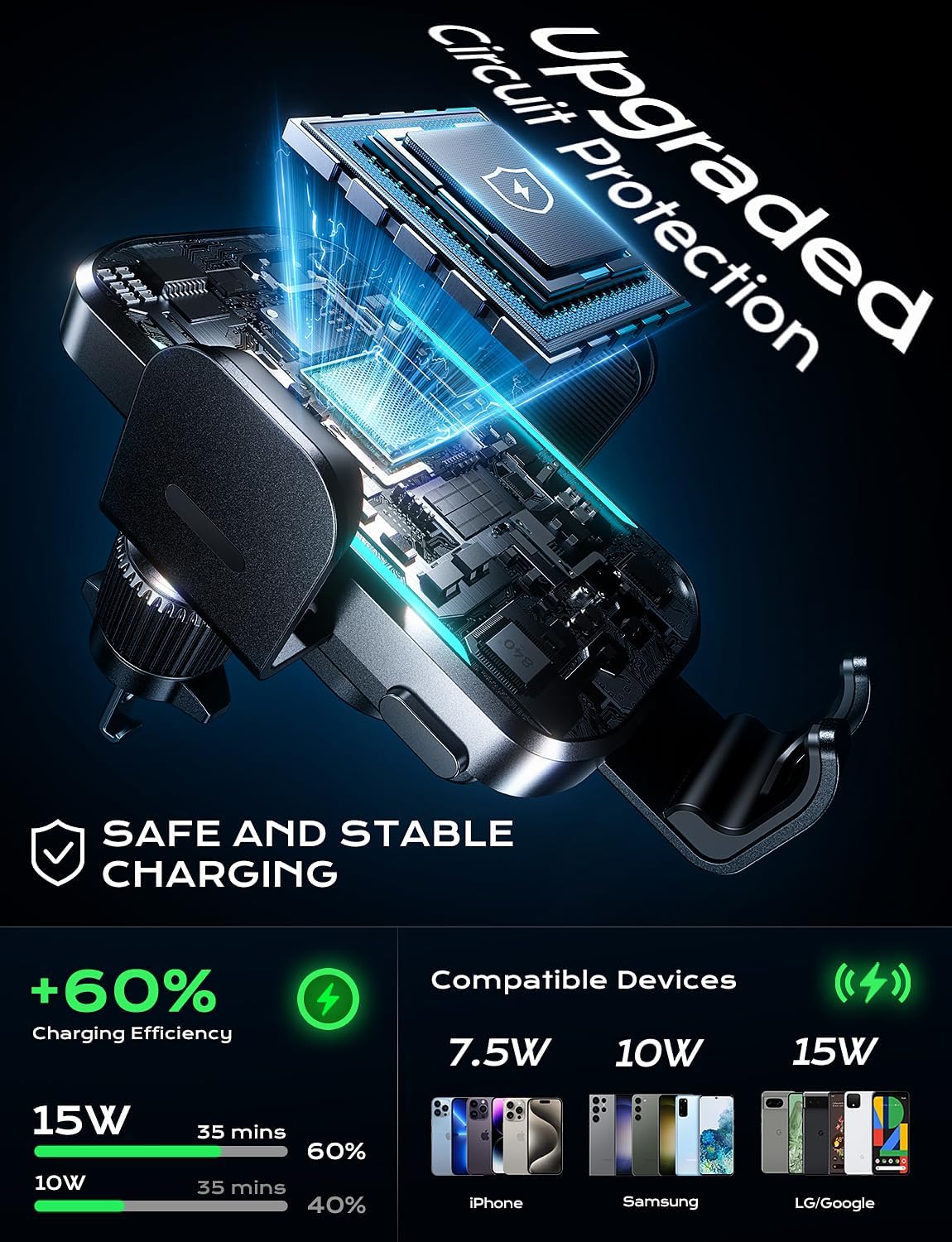 Bezprzewodowa ładowarka samoch – Magnetic Phone Holder For Car Vent recenzja i cena