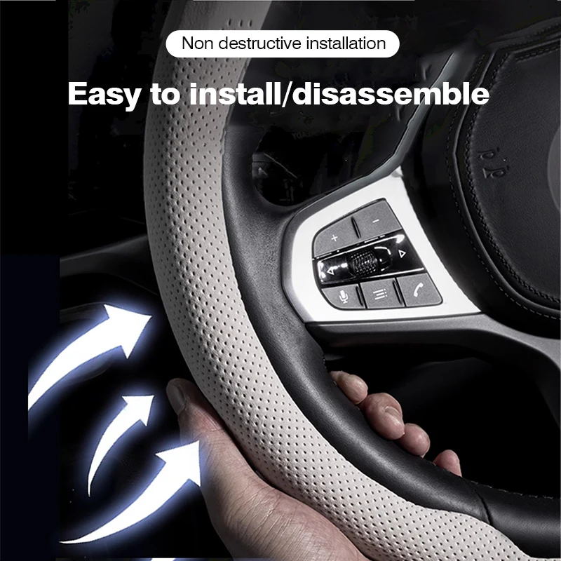 Kompatybilne z pokrowcami na k – Car Steering Wheel Cover Anti Slip Breathable recenzja i cena
