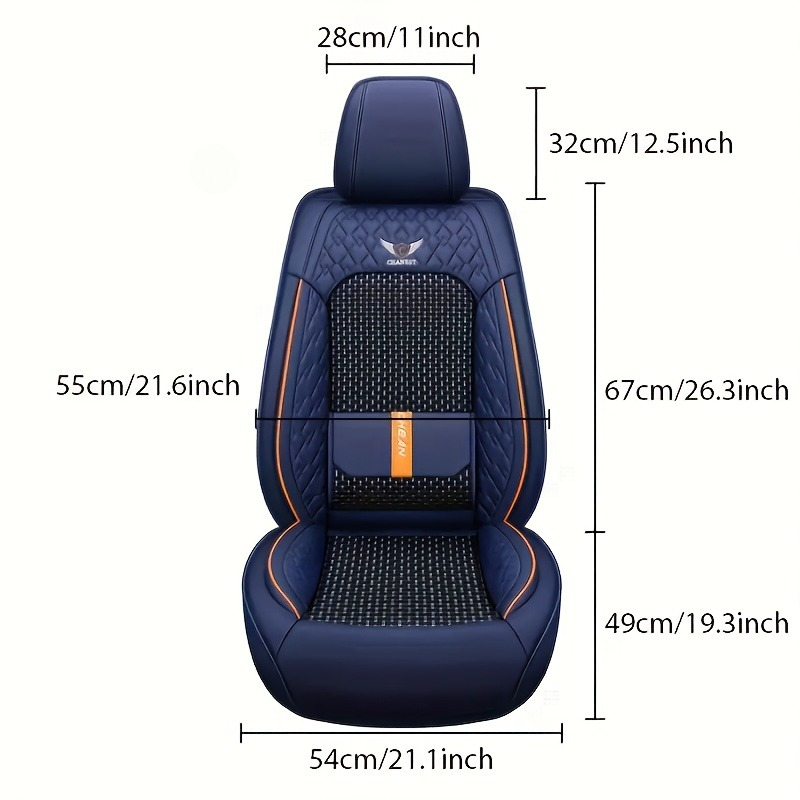 Pokrowce na siedzenia samochod – Leather Car Seat Covers Full Set Universal recenzja i cena