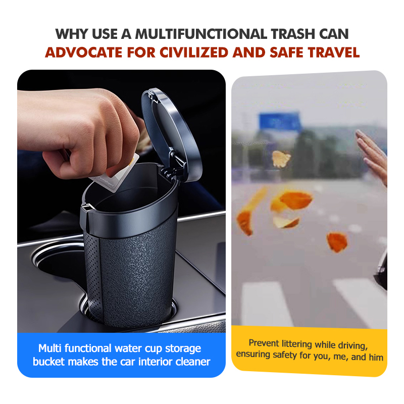 Wytrzymały, wodoodporny kosz n – Waterproof Car Trash Can With Lid recenzja i cena