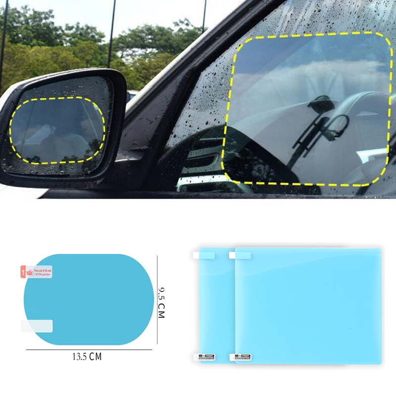4 szt. Folii przeciwmgielnych, – Anti Glare Car Rearview Mirror Film recenzja i cena