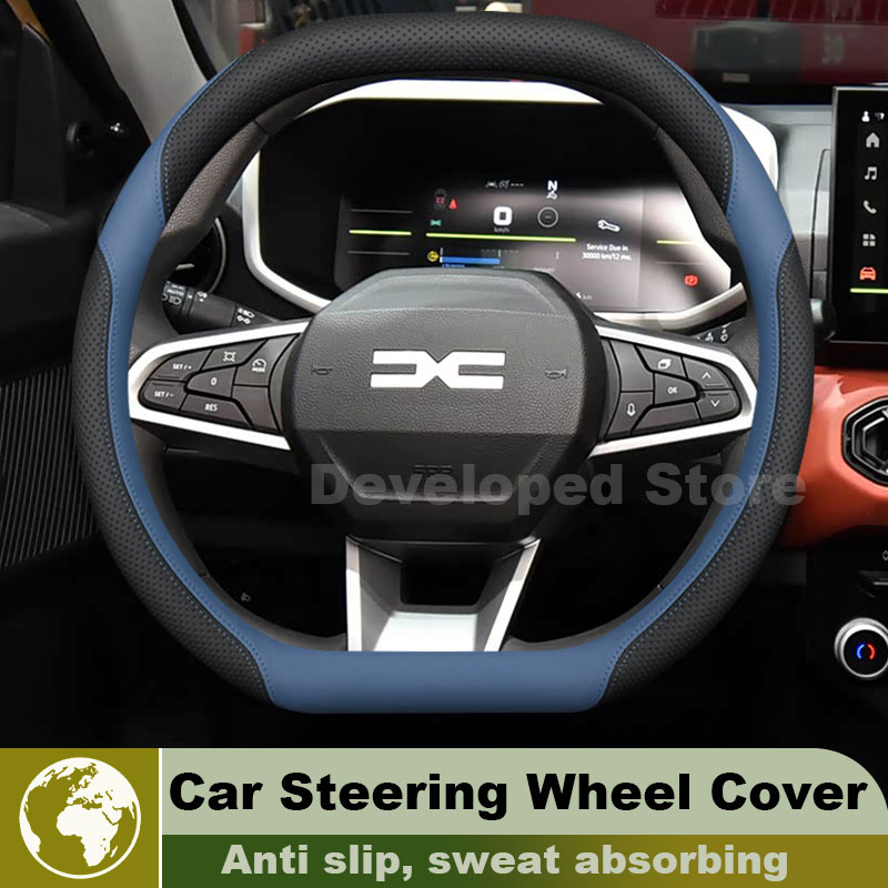 Skórzany pokrowiec na kierowni – Car Steering Wheel Cover Anti Slip Breathable recenzja i cena
