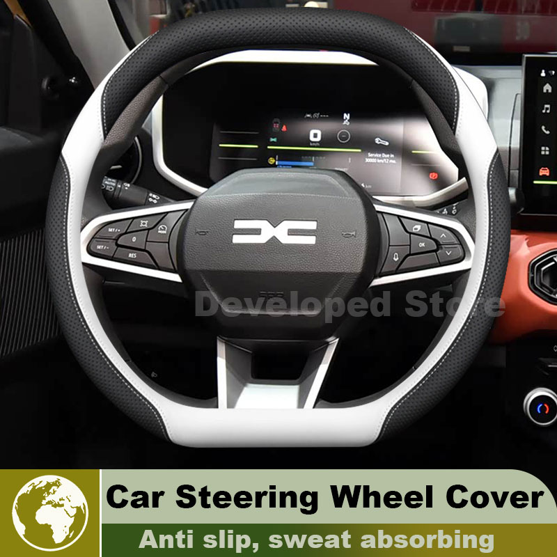 Skórzany pokrowiec na kierowni – Car Steering Wheel Cover Anti Slip Breathable recenzja i cena