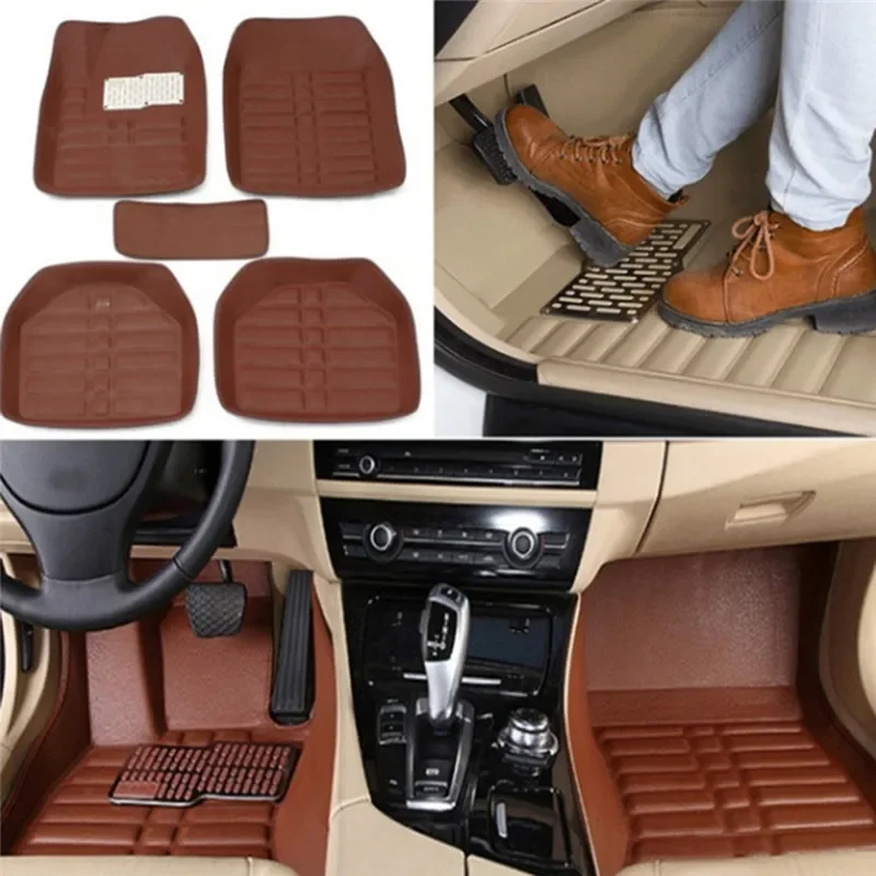NOWE luksusowe skórzane dywani – Car Floor Mats Universal Waterproof Leather recenzja i cena