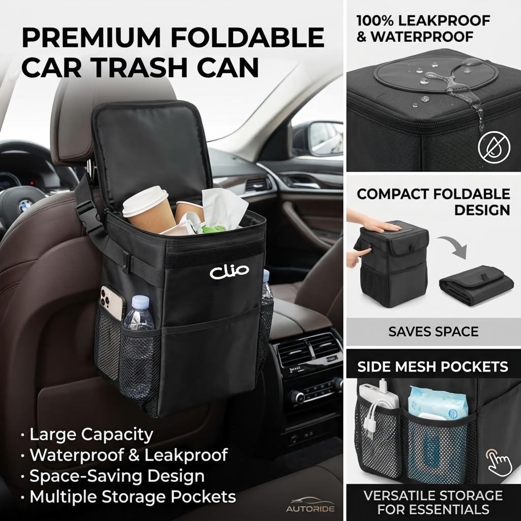 Wodoodporna torba do przechowy – Waterproof Car Trash Can With Lid recenzja i cena